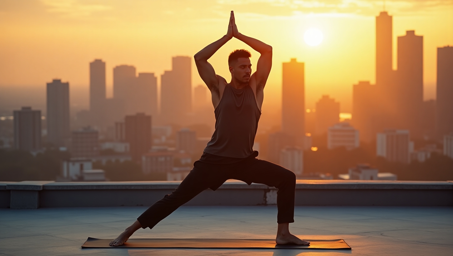 Yoga meditation session